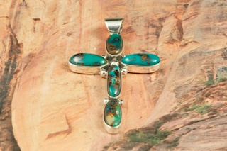 turquoise-crosses